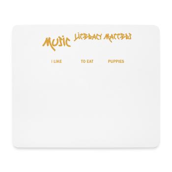 Music Literacy Matters - Mouse Pad (horizontal) - white - Front