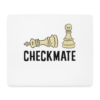 Échec et mat drôle de joueur d’échecs - Tapis de souris (format paysage) - blanc - Devant