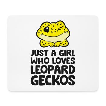Leopardgecko Reptil Nur ein Junge, der - Mousepad (Querformat) - Weiß - Vorne