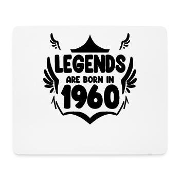1960 - Jahrgang 1960 - Mousepad (Querformat) - Weiß - Vorne