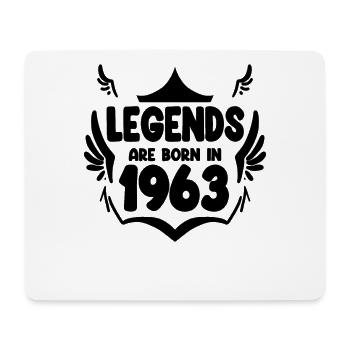1963 - Jahrgang 1963 - Mousepad (Querformat) - Weiß - Vorne
