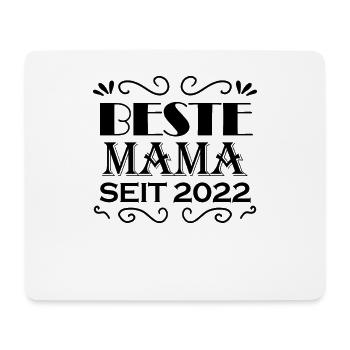 Beste Mama seit 2022 - Mousepad (Querformat) - Weiß - Vorne