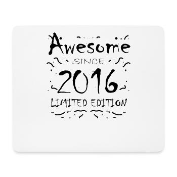 2016 - Born 2016 - Year of birth 2016 - Mouse Pad (horizontal) - white - Front