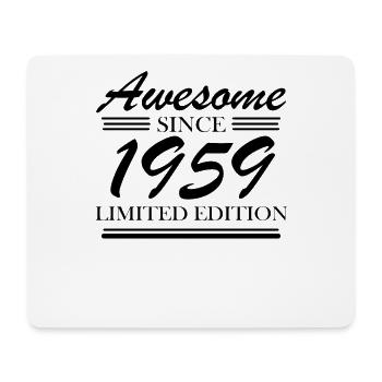1959 - Jahrgang 1959 - Geburtsjahr 1959 - Mousepad (Querformat) - Weiß - Vorne