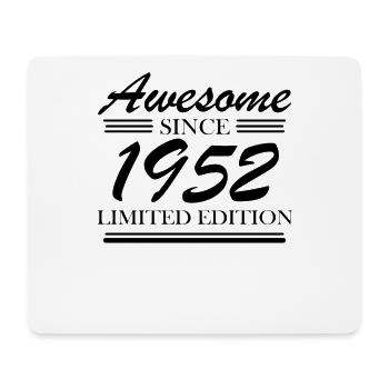 1952 - born 1952 - year of birth 1952 - Mouse Pad (horizontal) - white - Front