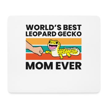 Leopard Gecko Mama World's Best Leopard Gecko Mom - Mousepad (Querformat) - Weiß - Vorne