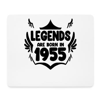 1955 - Jahrgang 1955 - Mousepad (Querformat) - Weiß - Vorne