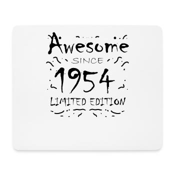 1954 - Né en 1954 - Fantastique depuis 1954 - Tapis de souris (format paysage) - blanc - Devant