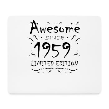 1959 - Jahrgang 1959 - Fantastisch seit 1959 - Mousepad (Querformat) - Weiß - Vorne