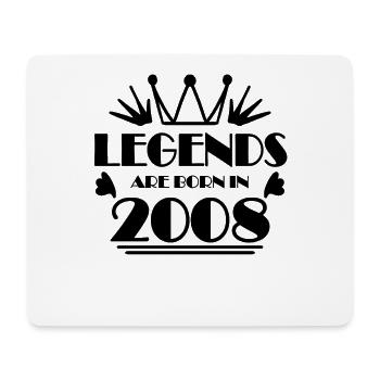 2008 - Jahrgang 2008 - Mousepad (Querformat) - Weiß - Vorne