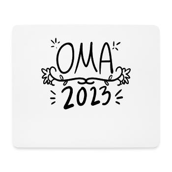 Oma 2023 - Werdende Oma 2023 - Mousepad (Querformat) - Weiß - Vorne