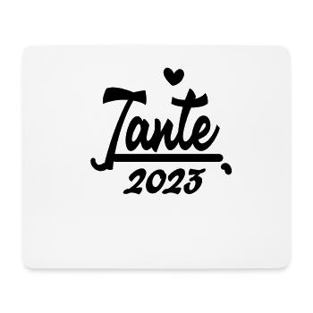 Tante 2023 - Tante werden - Tante Geschenk - Mousepad (Querformat) - Weiß - Vorne