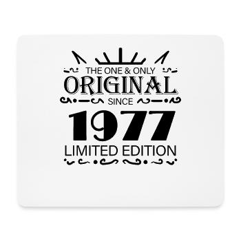 1977 - Baujahr 1977 - Jahrgang 1977 - Mousepad (Querformat) - Weiß - Vorne