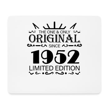 1952 - Year of construction 1952 - Born 1952 - Mouse Pad (horizontal) - white - Front