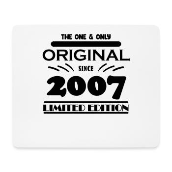 2007 - Baujahr 2007 - Jahrgang 2007 - Mousepad (Querformat) - Weiß - Vorne
