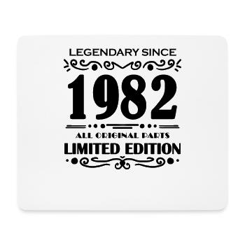 1982 - Born 1982 - Year of construction 1982 - Mouse Pad (horizontal) - white - Front