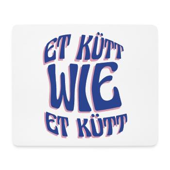 Köln Et Kütt Wie Et Kütt Kölner Grundgesetz Kölsch - Mousepad (Querformat) - Weiß - Vorne