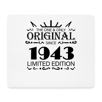 1943 - Year of construction 1943 - Born 1943 - Mouse Pad (horizontal) - white - Front