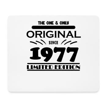 1977 - Baujahr 1977 - Jahrgang 1977 - Mousepad (Querformat) - Weiß - Vorne