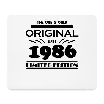 1986 - Year of construction 1986 - Born 1986 - Mouse Pad (horizontal) - white - Front