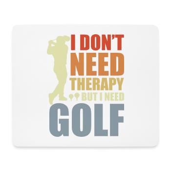 Lustiger Golf Witz - Mousepad (Querformat) - Weiß - Vorne