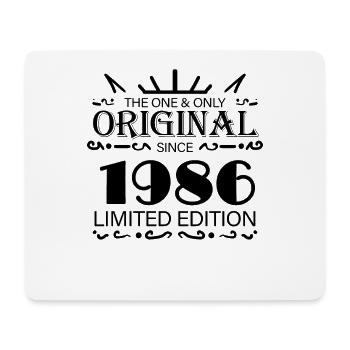 1986 - Year of construction 1986 - Born 1986 - Mouse Pad (horizontal) - white - Front