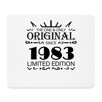 1983 - Year of construction 1983 - Born 1983 - Mouse Pad (horizontal) - white - Front