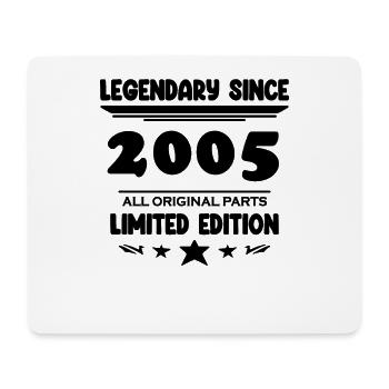 2005 - Born 2005 - Year of construction 2005 - Mouse Pad (horizontal) - white - Front