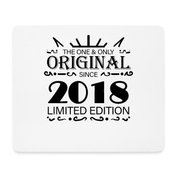2018 - Year of construction 2018 - Vintage 2018 - Mouse Pad (horizontal) - white - Front