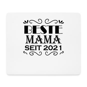 Beste Mama seit 2021 - Mousepad (Querformat) - Weiß - Vorne