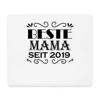 Beste Mama seit 2019 - Mousepad (Querformat) - Weiß - Vorne