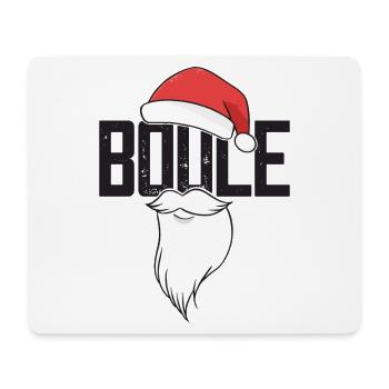 Boule Santa Tenue de pétanque pour Bouler pour boules - Tapis de souris (format paysage) - blanc - Devant