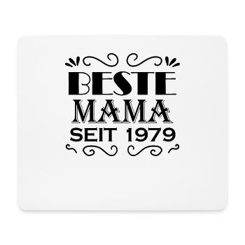 Beste Mama seit 1979 - Mousepad (Querformat) - Weiß - Vorne
