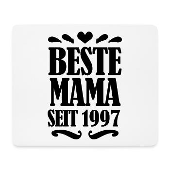 Beste Mama seit 1997 - Mousepad (Querformat) - Weiß - Vorne