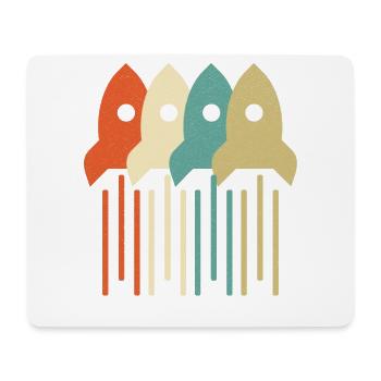 Vintage Rocket Scientist Aerospace Engineering - Mouse Pad (horizontal) - white - Front