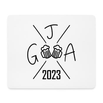 2023 Junggesellenabschied - Mousepad (Querformat) - Weiß - Vorne