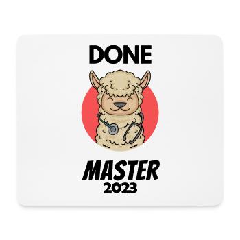 Master 2023 - Tapis de souris (format paysage) - blanc - Devant