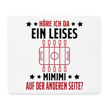 Tischfussball Geschenk Fans Wuzler Tischfussball - Mousepad (Querformat) - Weiß - Vorne