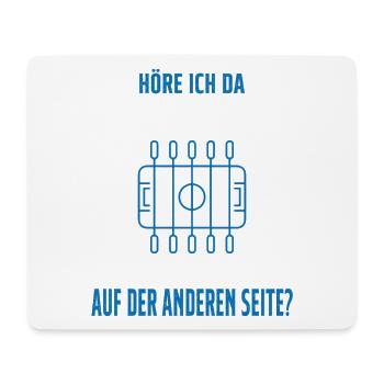 Tischfussball Geschenk Fans Wuzler Tischfussball - Mousepad (Querformat) - Weiß - Vorne