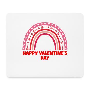 Valentinstag, Valentinstag, Valentinstag - Mousepad (Querformat) - Weiß - Vorne