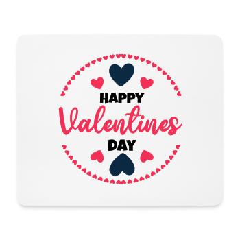 Valentinstag, Valentinstag, Valentinstag - Mousepad (Querformat) - Weiß - Vorne