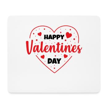 Valentinstag, Valentinstag, Valentinstag - Mousepad (Querformat) - Weiß - Vorne
