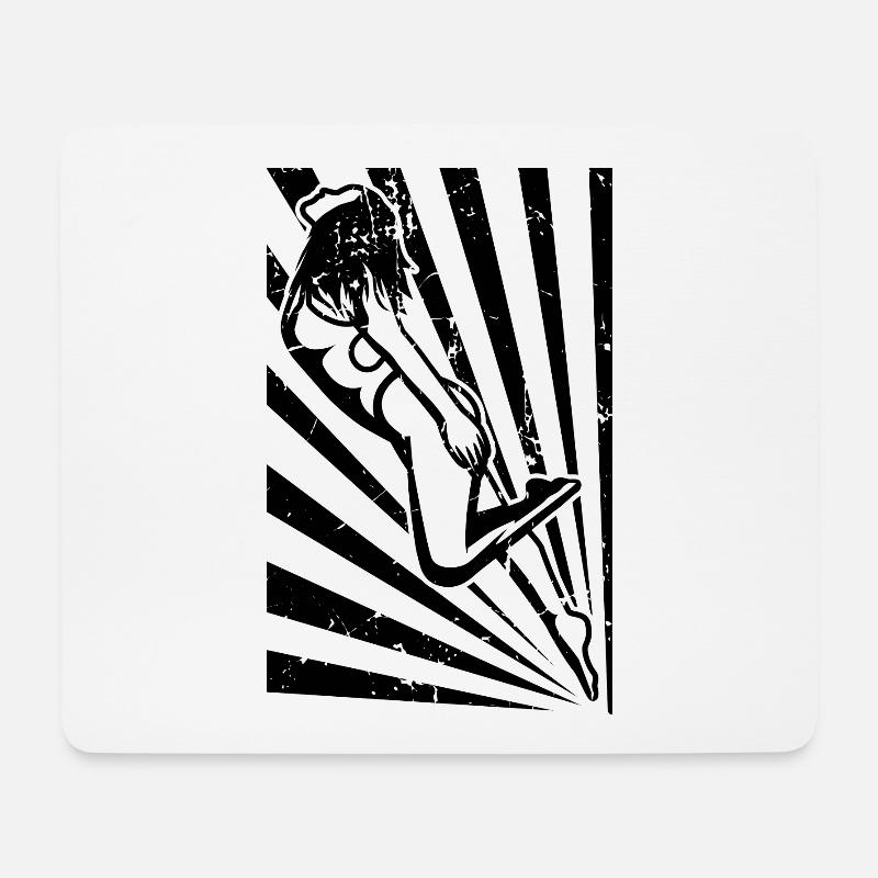 Swimmer - Mouse Pad (horizontal) - white
