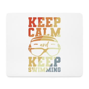 Funny Swimmer's Joke - Mouse Pad (horizontal) - white - Front