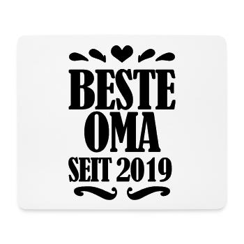 Beste Oma seit 2019 - Geschenk für die beste Oma - Mousepad (Querformat) - Weiß - Vorne