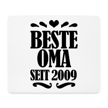 Beste Oma seit 2009 - Geschenk für die beste Oma - Mousepad (Querformat) - Weiß - Vorne