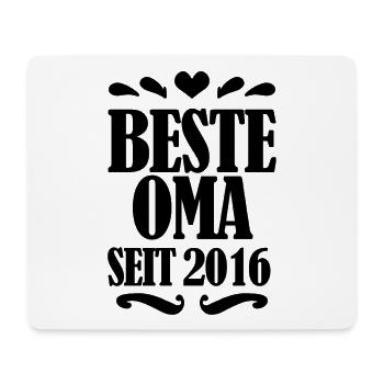 Beste Oma seit 2016 - Geschenk für die beste Oma - Mousepad (Querformat) - Weiß - Vorne