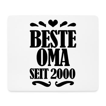 Beste Oma seit 2000 - Geschenk für die beste Oma - Mousepad (Querformat) - Weiß - Vorne