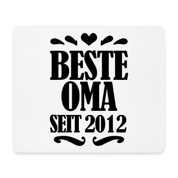 Beste Oma seit 2012 - Geschenk für die beste Oma - Mousepad (Querformat) - Weiß - Vorne