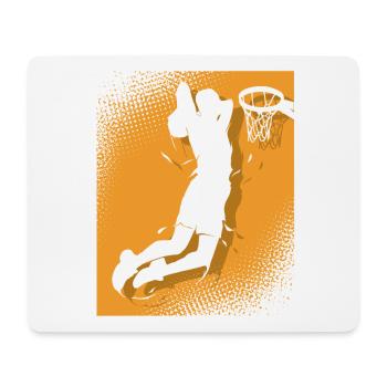 Basketball basketball players - Mouse Pad (horizontal) - white - Front